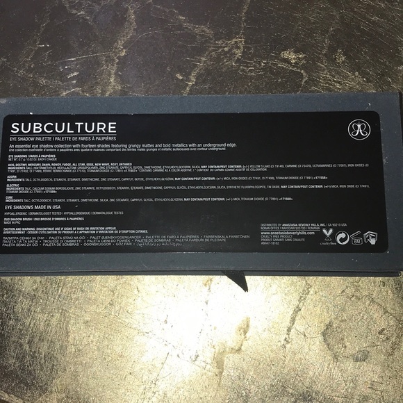 Anastasia Beverly Hills Subculture Palette - Picture 5 of 6
